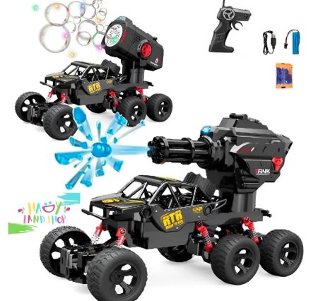 جيب لاسكلي مع مدفع طابات وفقاعات Bubble & Water Gun Off-Road Set